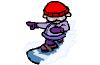Snowboard wedstrijd